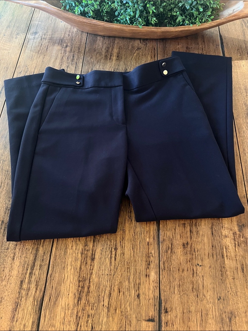 Loft Navy Marisa Ankle Pant.  Size 2
